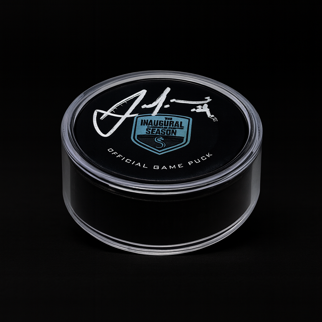 Hockey Puck Tube Display Case – 2-Piece Snap Design for Regulation Pucks