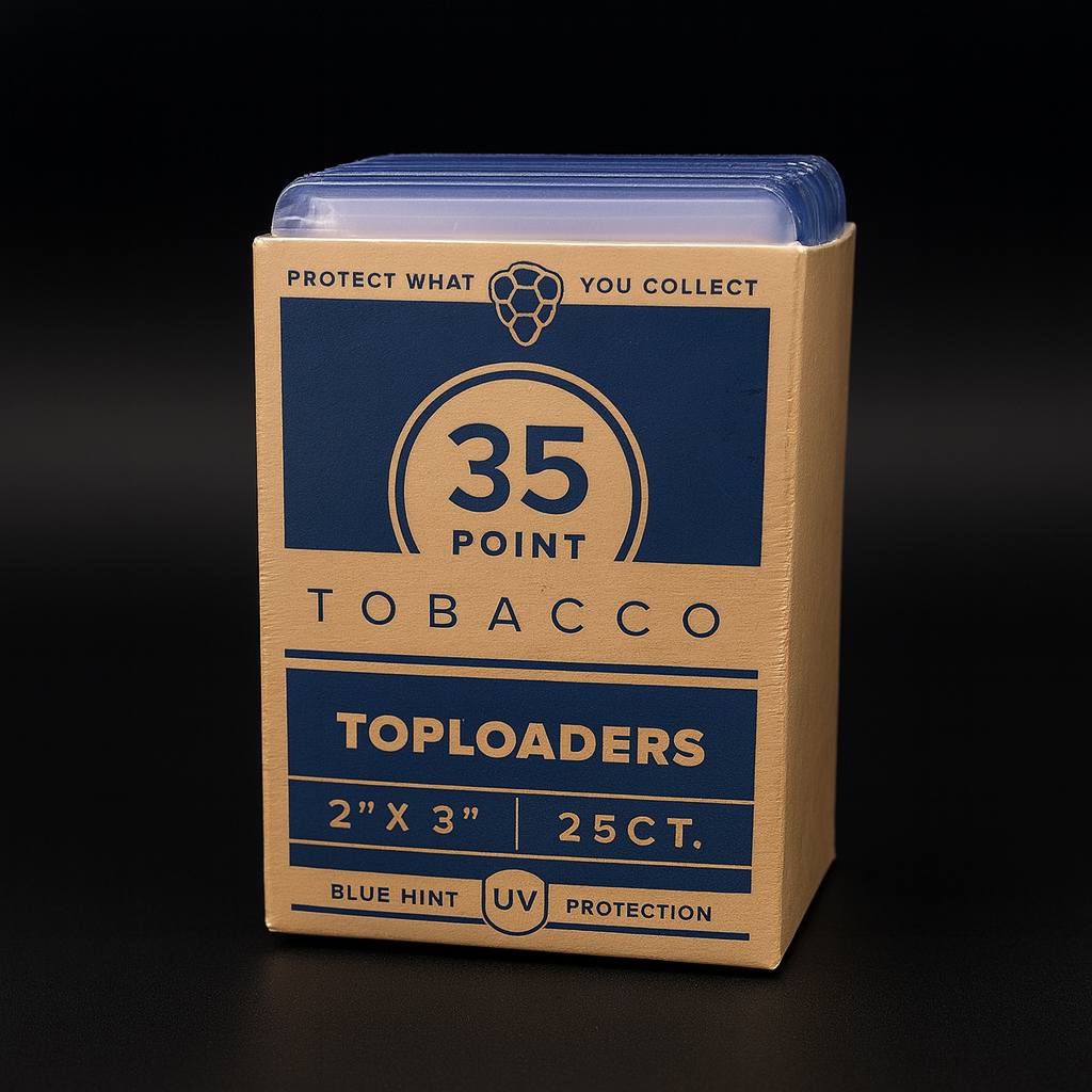 Shellz Tobacco Card Toploader – 35PT Mini Holder for T205, T206, and Allen & Ginter Reprints