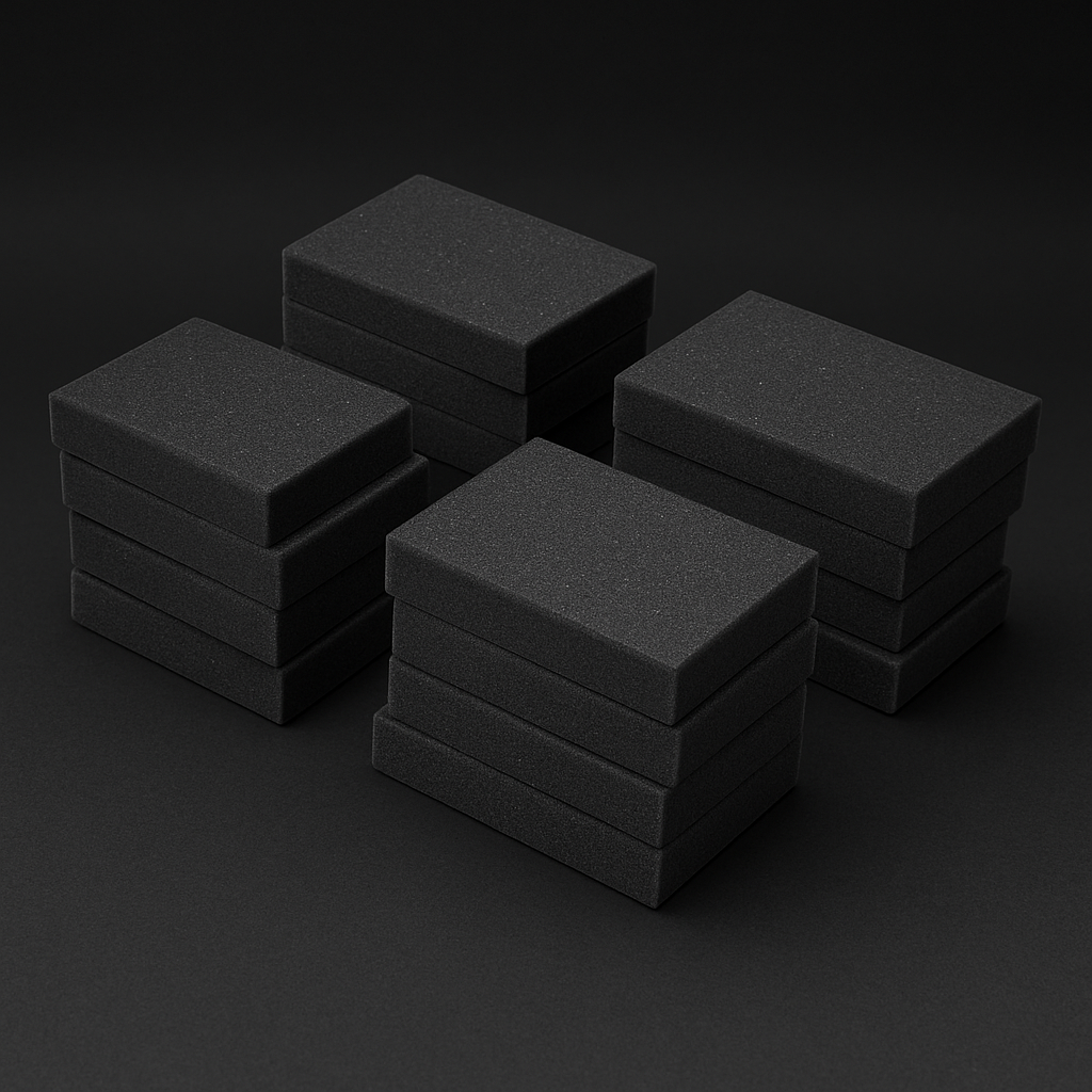 Monster Pads for Storage Boxes — Gray Foam Inserts, 20-Pack, Acid-Free Protection